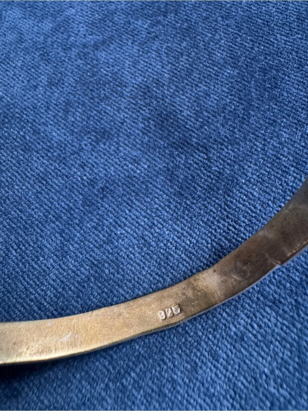 Vintage Mexico 925 Sterling Silver Star Bangle.
